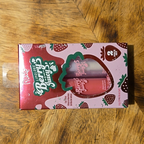 Rude Berry Juicy Lip Gloss Set 2 Piece Set - Picture 1 of 6